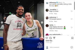 44分创新秀单场得分纪录！飞翼官方晒布克斯与杰伦&切特赛后合影