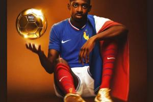 登贝莱夺得金球，琼阿梅尼转发海报祝贺：上帝伟大❤️